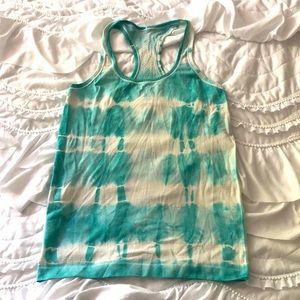Tie Dye Run Swiftly tank top Lululemon 8